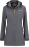 Life-Line - Kya Softshell Parka - Outdoorjas - Dames - Grijs - Maat 38