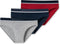 Schiesser 95/5 Organic - Heren Rio Slip - 3-pack - Rood Blauw Grijs-gemêleerd (3 stuks)