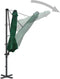 vidaXL - Zweefparasol - met - aluminium - paal - 300 - cm - groen