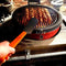 Valhal Outdoor Lange flexibele spatel - Met ophangkoord van leer - RVS / hout - VH.SP4