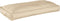 vidaXL - Ligbedkussen - voor - Zit-/Rugleuning - Beige - 120x60x12 - cm - Oxford - Stof