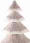 PTMD Decoratieve Kerstboom Daryan - 40x18x80 cm - Schuim - Creme