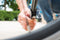 BBB Cycling UniKick Clampmount - Fietsstandaard 26-29 inch - Verstelbaar zonder gereedschap - Mat Zwart
