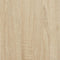 vidaXL - Badkamerwandkast - 60x25x30 - cm - bewerkt - hout - sonoma - eikenkleurig
