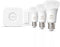 Philips Hue Starterkit E27 - White & Color Ambiance - 1100 lumen - (3 lampen Bridge en Dimmer Switch)