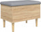 vidaXL - Opbergbankje - 62x42x46 - cm - bewerkt - hout - sonoma - eikenkleurig