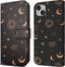 iMoshion Hoesje Geschikt voor iPhone 14 Hoesje Met Pasjeshouder - iMoshion Design Bookcase smartphone - Zwart / Sky Black