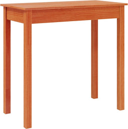 vidaXL - Wandtafel - 80x40x75 - cm - massief - grenenhout - wasbruin