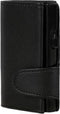 Clicksafe pasjeshouder - RFID - 8 pasjes - kunstleer/aluminium - zwart - JU-961101