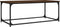 vidaXL - Salontafel - 102x50x40 - cm - bewerkt - hout - en - ijzer - bruin - eikenkleur