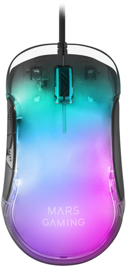 Mars Gaming MMGLOW - Draadloze Gaming Muis - 12.800dpi - 7 knoppen - USB 2.0