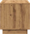 vidaXL - Salontafel - 40x40x43 - cm - bewerkt - hout - artisanaal - eikenkleurig
