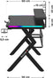 Huzaro - Hero 5.0 RGB LED - Gaming Bureau - Zwart