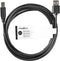 Nedis USB-Kabel - USB 2.0 A Male naar USB 2.0 B Male - 3 m - Vernikkeld - Zwart