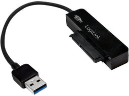 LogiLink AU0012A - USB 3.2 Gen 1 SATA-adapter - 5 GBit/s - Zwart