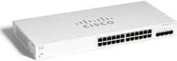 Cisco Catalyst C1200-24P-4G - Managed Switch - 24x PoE+ 1Gbps - 4x SFP - PoE-budget 195W