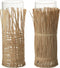 J-Line Vaas Vlecht Glas/Raffia Transparant Large Assortiment Van 2 - Bloemenvaas 26.00 cm hoog
