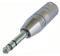 Neutrik NA3MP - XLR 3-pin naar 6.35mm analoog - Male/male - Zilver