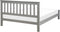 MAYENNE - Tweepersoonsbed - Grijs - 140 x 200 cm - Dennenhout