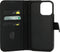 Mobiparts - Leather 2 in 1 Wallet Case - Uitneembare backcover MagSafe geschikt - Zwart