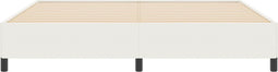vidaXL - Bedframe - Crème - 200x200 - cm - Corduroy - Stof
