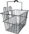 Dresco Stalen Fietsmand - Metalen fietsmand 20 Liter - Draagkracht 5 KG - Zwart