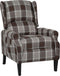 vidaXL Fauteuil stof bruin