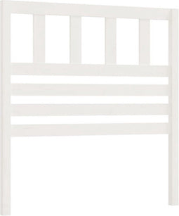 vidaXL - Hoofdbord - 96x4x100 - cm - massief - grenenhout - wit