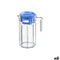 Pot met Deksel en Doseringdispenser La Mediterránea Crossfire Glas (6 Stuks)