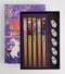 Tokyo Design Studio - Eetstokjes Giftset - Hout - Paars Oranje (1 set)