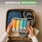 Travelhawk Reisflesjes met Etui - 60/90 ml - 15-Delig - Reisset - Siliconen Reisflacons - Navulbaar - Reisaccessoires - Toilettas - reisaccessoires