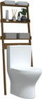 vidaXL - Toiletrek - 63,5x32x179 - cm - massief - grenenhout - honingbruin