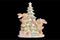 Kerstversiering DKD Home Decor Boomstructuur Hars (13,5 x 8 x 16 cm) (2 Stuks)