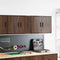 vidaXL - Garagewandkasten - 2 - st - spaanplaat - bruin - eiken