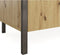 FMD Dressoir met 5 open vakken artisan eikenkleurig en donkergrijs