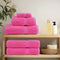 vidaXL - Handdoeken - SOLUND - 2 - st - 600 - g/m² - 50x100 - cm - roze