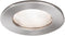 Paulmann Structure - Meubelinbouwlamp 66 mm max. 20W 12V dimbaar Staal geborsteld