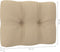 vidaXL - Palletkussens - 2 - st - stof - beige