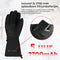 Saaf Comfort - Verwarmde Handschoenen - 3 standen - Water- en Windafstotend - Zwart - Maat S