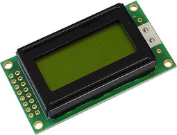 Display Elektronik LC-display Geel-groen (b x h x d) 58 x 32 x 10.5 mm DEM08202SYH-LY