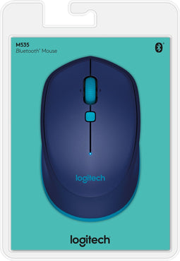 Logitech M535 - Draadloze muis - Optische sensor 1000dpi - Blauw