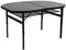 Bo-Camp Northgate - Ovale Tafel - Aluminium - Betonlook - 120x80 cm