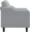 Fauteuil 60 cm stof lichtgrijs