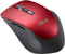 ASUS WT425 - Draadloze muis - 1600 dpi - Rood