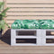 vidaXL - Palletkussen - bladpatroon - 60x61,5x10 - cm - stof