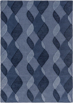Vloerkleed Brink & Campman Decor Riff Water Blue 98208 - maat 250 x 350 cm