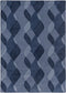 Vloerkleed Brink & Campman Decor Riff Water Blue 98208 - maat 250 x 350 cm