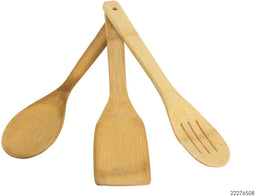 Bamboe spatelset - 3-delig - 100% FSC-gecertificeerd - Bruin