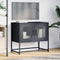 vidaXL - Tv-meubel - 68x39x60,5 - cm - koudgewalst - staal - antracietkleurig