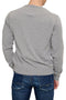 Mario Russo Pullover - Lichtgrijs - Maat XL - Italiaanse Schnitt - 85% Katoen Pullover
